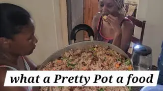 VEGETABLE RICE AND PEAS CURRY BEEF GREENS