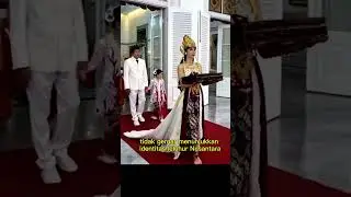 keberanian kang dedi mulyadi memperlihatkan identitas  sunda pada kirab pusaka sangsaka merah putih