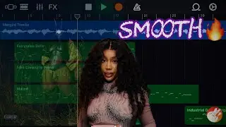 Making a SMOOTH R&B Beat for SZA on GarageBand iOS! (LANA)