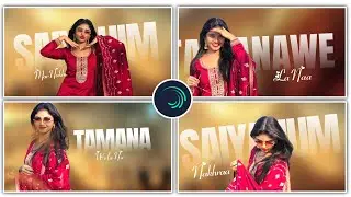 New Trending 1pic Girl Bhojpuri Video Editing Alight Motion Instagram Trending Video Editing 