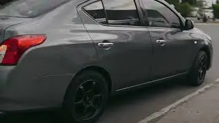 Nissan Almera catback exhaust project using G-pipe resonator and HKS ES Premium Japan muffler