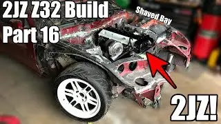 2JZ FITS IN A 300ZX!! | Custom Crossmember & Mounts | 2JZ Z32 Build Part 16