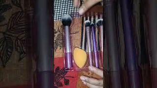 Real Techniques Brush set ❤️❤️❤️ #flipkarthaul #affordable #unboxing #bengali #fashion #makeup