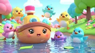 Adventure Ahoy! Toy Boat&rsquo;s River Journey with Little Ducks 🚤🦆 | Nursery Rhymes for Kids