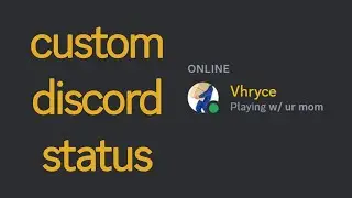 CHANGE DISCORD PLAYING STATUS IN UNDER 10 SECONDS 2025