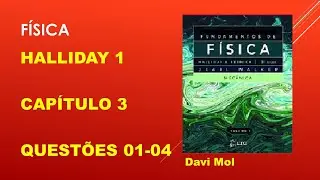 Questões 01 a 04 - Cap 3 - Halliday 1 (9a ed)