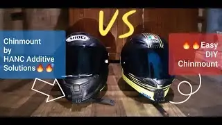 EASY DIY Chinmount for AGV K1 Shootout with SHOEI X14 Chinmounts by HANC Additive Solutions