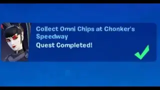Fortnite Quest - Collect Omni Chips at Chonkers Speedway - Chapter 3 Season 2