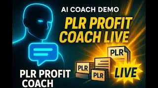 PLR Profit Coach Live! Demo &ndash; Turn Your PLR Into Products With a &ldquo;Live&rdquo; AI Teacher