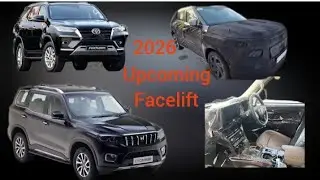 Top 6 cars upcoming facelift ।। scrpio, fortuner, breza, creta ।। in 2026