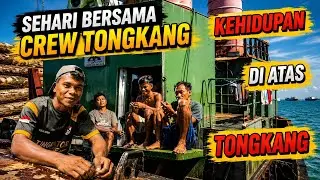 Beginilah Suasana Crew Kapal Tongkang Saat Berlabuh