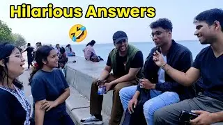 Funny Answers By Mumbai Public 🤣 || Part 1 #mumbai #marinedrive #funnyanswers #question