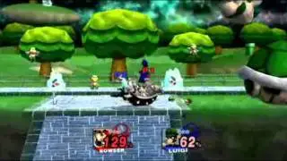 SSBB - Bowser vs Luigi
