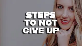 STEPS TO NOT GIVE UP // Pastor Stephen Marshall