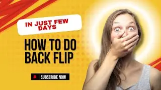 Easy Backflip tutorial || how to learn back flip || backflip quick backflip #learning #calisthenics
