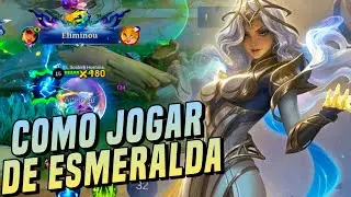 [TUTORIAL] COMO JOGAR de ESMERALDA | Build, Emblema e Gameplay | MLBB
