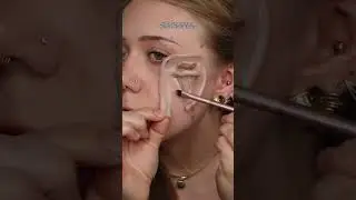 how to paint & apply silicone prosthetics #sfxmakeup #makeup #siliconeprosthetics #sfx
