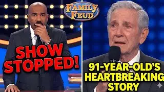 Family Feud INTERRUPTED After 91-Year-Old Reveals Heartbreaking Story of Survival