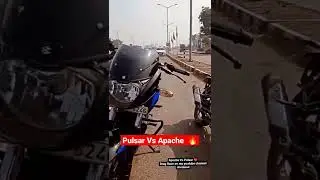 Pulsar 150 Bs6 Vs TVS Apache 160🔥| Which is Better ? | #shorts #youtubeshorts #shortsvideo