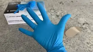 Review: Blue Nitrile Disposable Gloves #disposablegloves #cooking #cleanhands #amazon