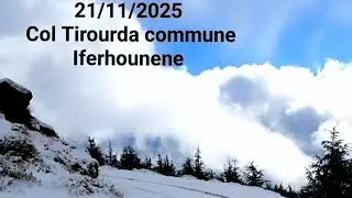 1&egrave;re neige sur les hauteurs de la Kabylie 