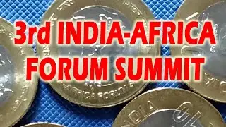 10 Rupees Coin - 3rd INDIA - AFRICA FORUM SUMMIT