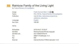 Inside the FBI&rsquo;s Secret Rainbow Family Files (2016)