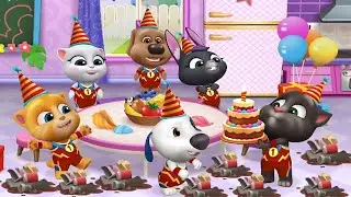 My Talking Tom Friends New Update Gameplay by Outfit7 # Part 138  iGame Fun