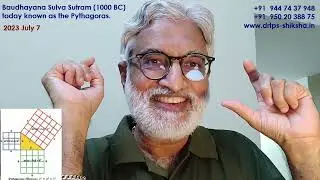 230707 Pythagoras Theorem   Baudhayan Sulv Sutra    Mathematics   DrTPS