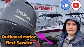 First Service Yamaha 115-hp 4 stroke motor#rockinghamboating