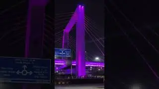 parthala setu view/colored flyover #satisfying #attractive #viralflyover #short