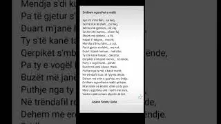 Dridhem nga ethet e mallit#poezi #shqip #dashuri #poezishqiptare #jetaime #albania #shqiperia #love