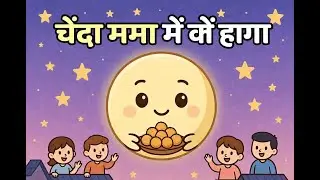 Chanda Mama Door Ke 🌙 | 3D Animated Hindi Nursery Rhyme