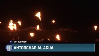 Sunday torchlight procession in San Bernardo 🔥🌊