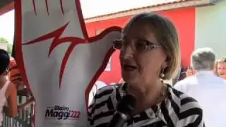 Moradores do bairro S&atilde;o Francisco felizes com a presen&ccedil;a de Blairo