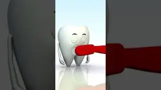 Learn How To Brush Teeth 🪥😁 #HealthyHabits #ToothBrushing #KidsRoutine