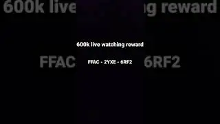 600k live watching reward 29-11-2021 to 01-12-2021 #legendfactor #shorts #trending #youtubeshorts