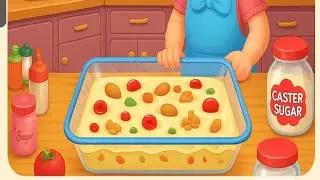 How to Make Tasty Icecream 🍨 Kitchen Set Diy Cooking Game | Animated Relaxing Game | Cartoon #cook 