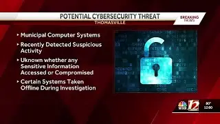 Cybersecurity threat impacting one Triad city