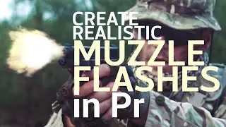 Create Realistic Gun Shots in Premiere Pro! VFX Tutorial!