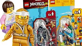 LEGO Ninjago Golden Zane and Fun Fair 2020 Minifigure Packs!