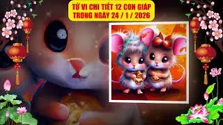 Tử Vi H&agrave;ng Ng&agrave;y 24/1/2026 BẤT NGỜ Được Lộc TRỜI Cho. 6 Con Gi&aacute;p Tiền T&agrave;i Phất Mạnh