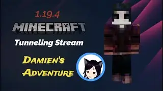 Mining Below for Landfill Blocks to Build Underwater! Damien's Adventure Tunneling & Chill Stream!