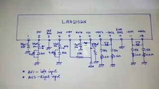 Build amplifier using LA42102N