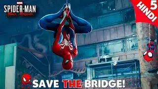 Spider-Man Saves a Crashing Bus | Miles Morales Story Gameplay (Hindi)