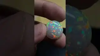 Pure Natural Ethiopian round shape opal