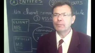 Cours vidéo gratuit base de données, entités, attributs, associations et les cardinalités.