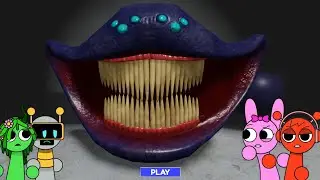 Sprunki Fun Bot & Pinki & Oren & Vineria Played Run From El Gran Maja Obby in ROBLOX 