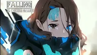 Nightcore - Falling (Lyrics) - Trevor Daniel