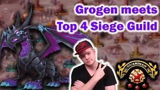 Grogen (Dark Dragon) Meets Top 4 Siege! Summoners War